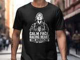 Calm Face Racing Heart EMS Tee thumbnail 2