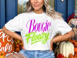 Bougie Floozy T-Shirt, Sassy Statement Tee for Her, Funny Girls Trip Gift, Bachelorette Party Shirt, Bold Y2K Vibes Graphic T-Shirt thumbnail 4