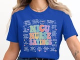 NICU Nurse Sayings T-Shirt: Colorful Neonatal ICU Nursing Student Typography Tee thumbnail 5