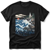 Rocky Coast Wave ~ Comfort Colors Premium Tee thumbnail 1