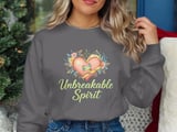 Cancer fighting t-shirt, Unbreakable Spirit Tee, stronger than cancer, breast cancer, prostate cancer, lung cancer  thumbnail 7