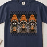 Pumpkin Spice Raccoon T-Shirt thumbnail 6