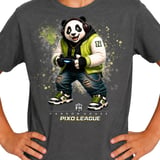 Panda Gamer Shirt for Toddler, Funny Virtual Reality Gaming Tee, Kids Birthday Gift, Pixo League by Farron House thumbnail 5