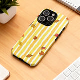 Fall Leaves Autumn Phone Case | Distressed Stripe Tote Bag | Cozy Seasonal Fall Colors | Thanksgiving Gift For Her thumbnail 12