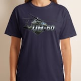 UH-60 Helicopter T-Shirt, Military Aviation Graphic Tee, Veteran Pilot Gift, Tactical Aircraft Shirt, Army Aviation Flight Crew Apparel thumbnail 7