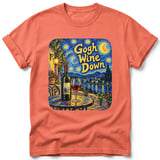 Gogh Wine Down ~ Comfort Colors Premium Tee thumbnail 4