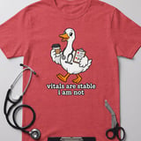 Vitals Are Stable I Am Not Tee thumbnail 2