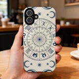 Zodiac iPhone Case: Protective, Durable, Astrological Design, Celestial Pattern thumbnail 7