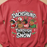 Dachshund Through The Snow Tee thumbnail 8