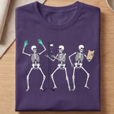 Dancing Skeleton Nurse Tee thumbnail 5