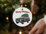 Grand Wagoneer Ornament, Waggy Christmas Tree, Classic Car Holiday Ornament, Car Lover Gift, Gift for Him, Christmas Ornament thumbnail 4