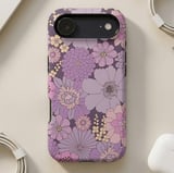 Vintage Lilac Floral MagSafe® Phone Case thumbnail 4
