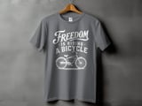 Freedom Is Riding a Bicycle | Beach Cruiser T-Shirt thumbnail 8