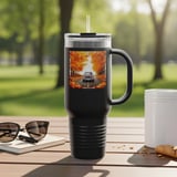Grand Wagoneer Tumbler, The Waggy, Autumn Leaves, Pumpkin Tumbler, Fall Car Tumbler, Cars at Petralla Shop thumbnail 2