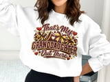 Proud Grandparent Game Day Sweatshirt thumbnail 3