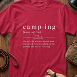 Camping Is Relaxing Definition Tee thumbnail 4