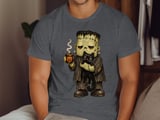 Tired Monster Coffee and Cat Tee or Sweatshirt thumbnail 6