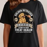 Golden Retriever Treat Dealer Tee thumbnail 9