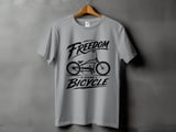 Freedom Is Riding a Bicycle | Stretch Cruiser T-Shirt thumbnail 3