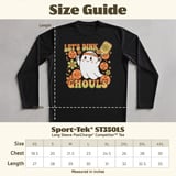 Pickleball Sport-Tek Long Sleeve Tee, Let's Dink Ghouls, Sun Shield Shirt thumbnail 12