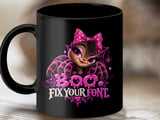Boo Fix Your Font Mug thumbnail 9