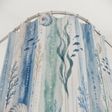Coastal Serenity Watercolor Shower Curtain thumbnail 6