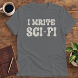 I Write Sci-Fi Softstyle Tee thumbnail 3