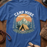 Camp More Worry Less Vintage Tee thumbnail 5
