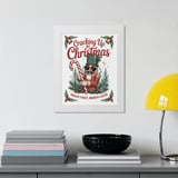 Christmas Nutcracker Poster: Funny Festive Art, Cool Shades, Holiday Decor thumbnail 3