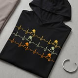 Pickleball Sport-Tek Performance Hood, Pickleball Heartbeat Lifeline Paddle Pulse, Lightweight Hoodie thumbnail 7