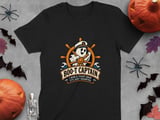 Boo T Captain Ghost Nautical Ship Wheel Halloween Funny Sailor Graphic Crewneck Sweatshirts thumbnail 2