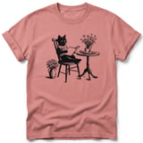 Cozy Bookish Cat Tee thumbnail 23
