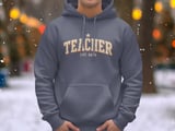 Male Teacher Shirt Est 2026 Vintage Varsity Sweatshirt, New Future Male Educator Hoodie, First Year Teacher Appreciation Gift for Him thumbnail 16