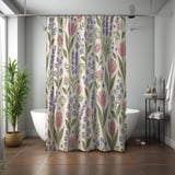 Whimsical Meadow Floral Shower Curtain thumbnail 7