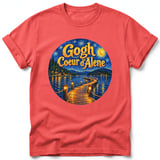 Gogh Coeur d'Alene ~ Comfort Colors Premium Tee thumbnail 3