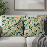 Floral Throw Blanket and Pillow:  Modern Design, Cozy Home Decor  thumbnail 8