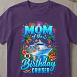 Mom of the Birthday Cruiser T-Shirt thumbnail 2