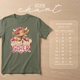 Game Day Sister Highland Cow Tee thumbnail 14