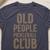 Pickleball Sport-Tek Performance Tee, Old People Pickleball Club, Athletic Moisture-Wicking Court Apparel thumbnail 9