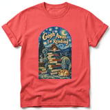 Gogh Away, I'm Reading ~ Comfort Colors Premium Tee thumbnail 3