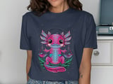 Adorable Libra Axolotl Graphic T-Shirt thumbnail 9