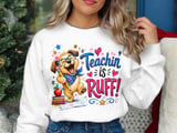 Teacher's 'Teachin' is RUFF' Puppy T-Shirt thumbnail 5