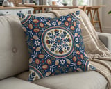 Bohemian Floral Medallion Pillow Case thumbnail 5