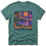 Island Fireworks ~ Comfort Colors Premium Tee thumbnail 8