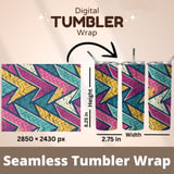 Digital Geometric Pattern, Digital Fabric Pattern, Grunge Pattern, Triangle Pattern, Arrows Pattern, Digital Bundle Pattern thumbnail 9