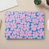 Pink Retro Floral MacBook Case thumbnail 5