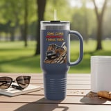 Grand Wagoneer Tumbler, The Waggy Tumbler, Off Road Car, Some Climb Mountains Tumbler, Car Lover Gift, Cars at Petralla Shop thumbnail 5