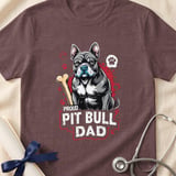 Proud Pit Bull Dad Tee | Pit Bull Dad Shirt | Pittie Dad Gift | Dog Dad Apparel thumbnail 13