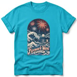 Firework Wave ~ Comfort Colors Premium Tee thumbnail 5