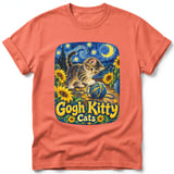 Gogh Kitty ~ Comfort Colors Premium Tee thumbnail 4